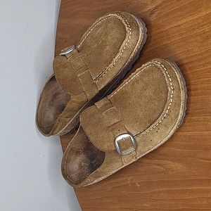Birkenstock Buckley‎ Suede Clog/Mules Size 40